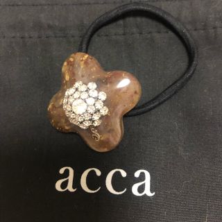 アッカ acca フラワー ヘアゴム