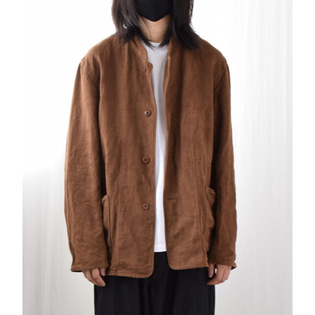 COMOLI(コモリ)ヘンプダック スタンドカラージャケット サイズ3 21SS-