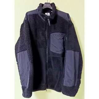 エンジニアードガーメンツ(Engineered Garments)のエンジニアードガーメンツ×ユニクロ　ZIP ボアフリース ブラック　サイズXL(ブルゾン)