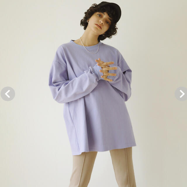 SeaRoomlynn(シールームリン)の即完売　searoomlynn コットンLOOSE HEAVY ロンT plus レディースのトップス(カットソー(長袖/七分))の商品写真