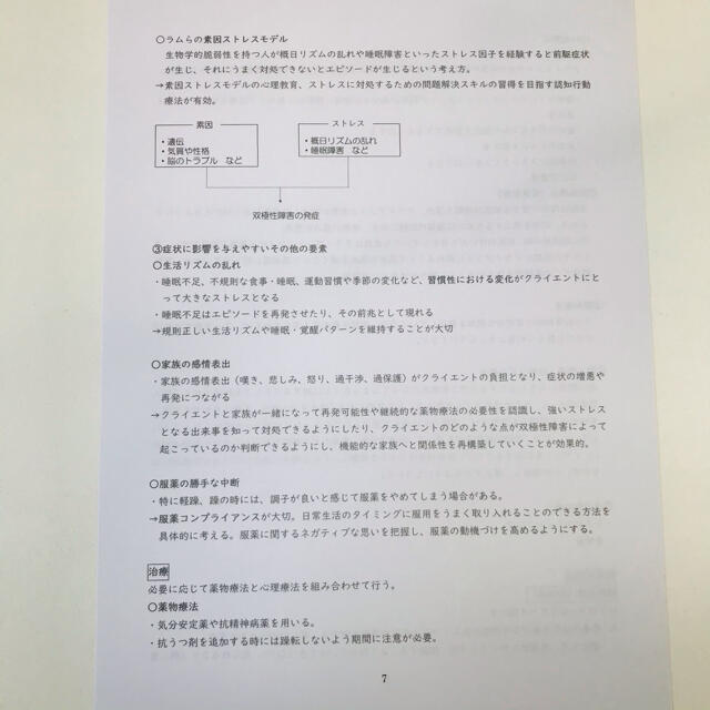 精神疾患・発達障害まとめプリント 臨床心理士試験 公認心理師試験 心理系大学院 エンタメ/ホビーの本(語学/参考書)の商品写真