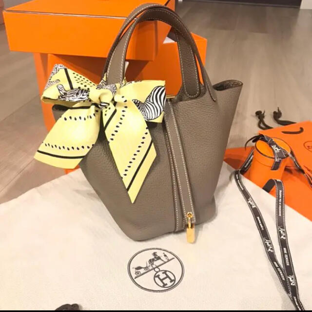 Hermes - エトゥープ エルメス ピコタンロック pm ゴールド金具の通販 ...