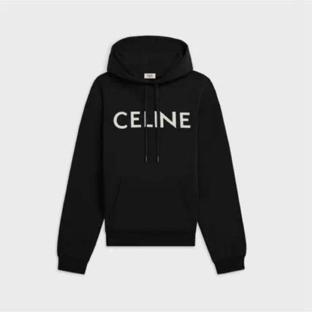 CELINE セリーヌ 21SS 2Y321052H クラシックロゴ ルーズスウェットパーカー パープル エディスリマン