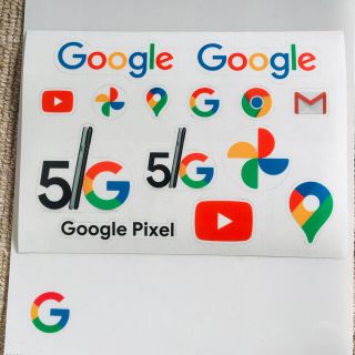 グーグル(Google)のGoogleステッカー クリアファイル 非売品(ノベルティグッズ)