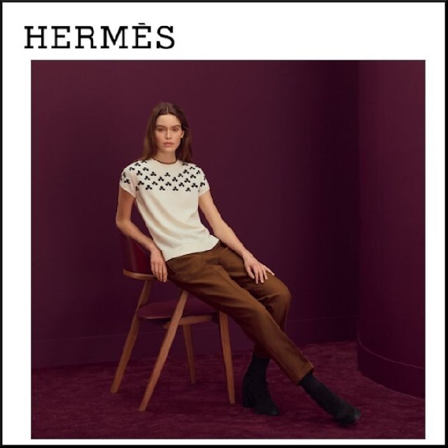 エルメス HERMES シャムロックモチーフ トップス