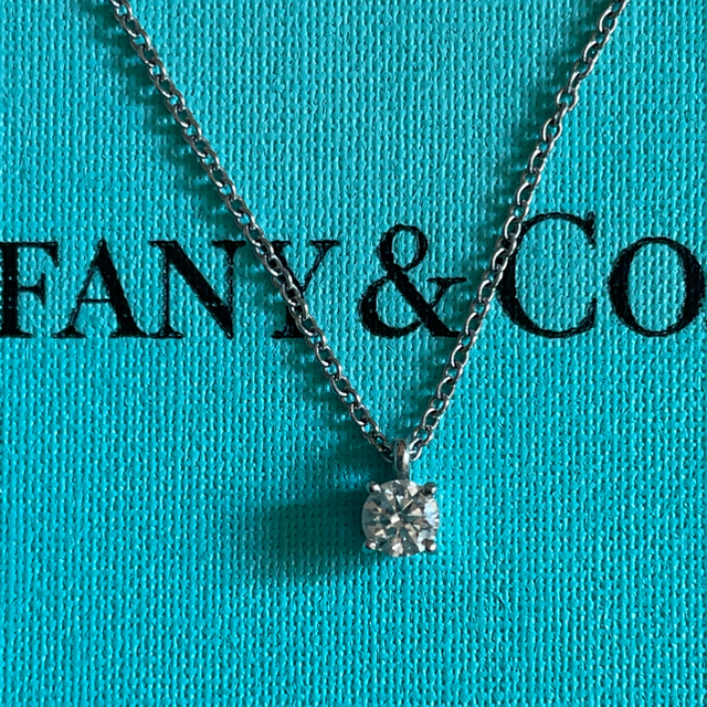 専用Tiffany⭐️ティファニーソリティアプラチナダイヤモンドネックレス極美品