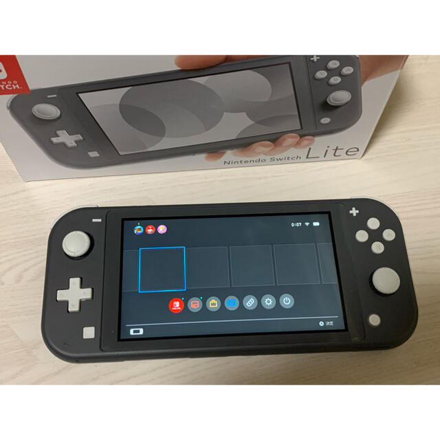 NintendoSwitch Light グレー 美品