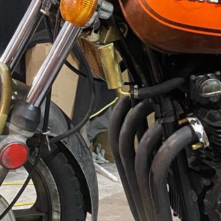 Kawasaki Z1 Z2 KZ 真鍮オイルクーラー 激レアの通販 by Osa's shop ...