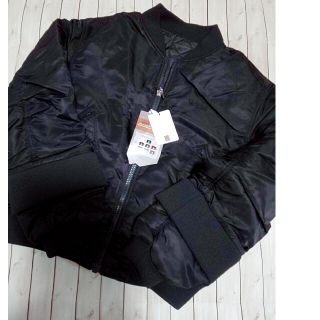 マウジー(moussy)の新品 moussy ジャンパー ブルゾン アウター ブラック メンズにも(ブルゾン)