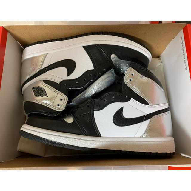 NIKE(ナイキ)のNIKE AIR JORDAN 1 HIGH OG SILVER TOE レディースの靴/シューズ(スニーカー)の商品写真