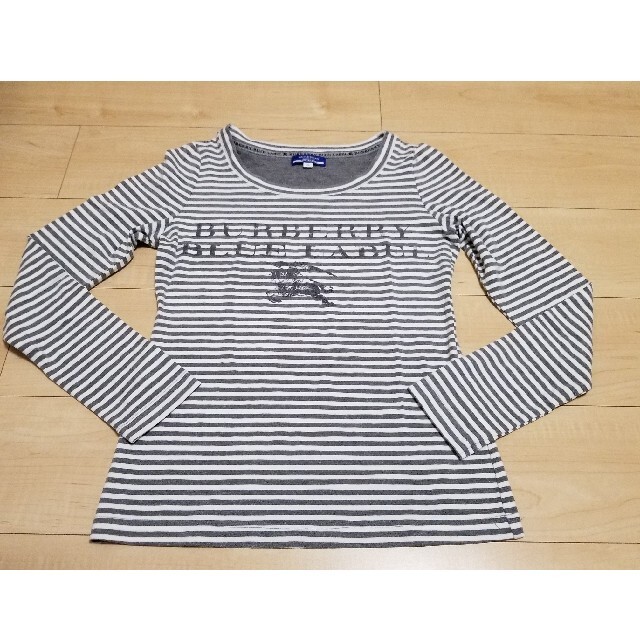 格安saleスタート】 BURBERRY BLUE ボーダーカットソー バーバリー