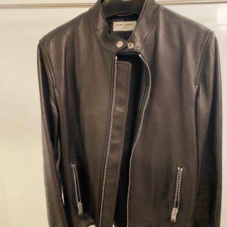 サンローラン(Saint Laurent)のケリングタグ付き　エディ期　サンローラン　ライダースジャケット(ライダースジャケット)