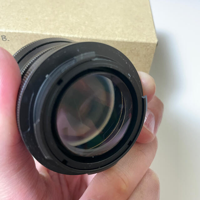 LEICA(ライカ)の宮崎光学　MS-OPTICS  ISM 50mm F1.0 Black(M) スマホ/家電/カメラのカメラ(レンズ(単焦点))の商品写真