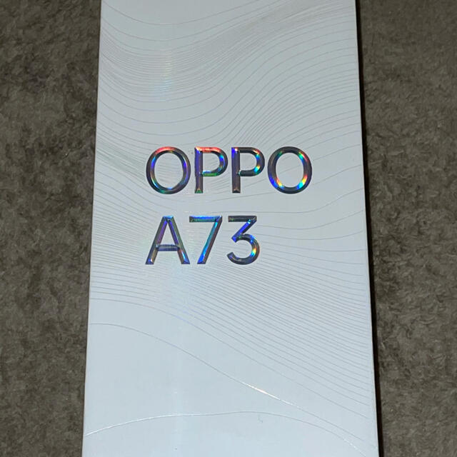 【新品未開封】OPPO A73 ネービーブルー 購入証明書あり esim対応機種