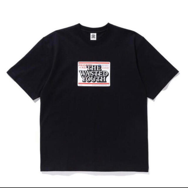 GDC(ジーディーシー)のblack eye patch wasted youth Tシャツ　L メンズのトップス(Tシャツ/カットソー(半袖/袖なし))の商品写真