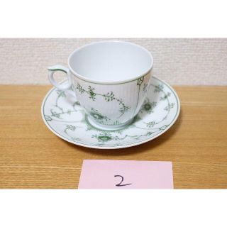 ロイヤルコペンハーゲン(ROYAL COPENHAGEN)の【絶版】ロイヤル・コペンハーゲン グリーンフルーテッドプレイン 2/3(食器)