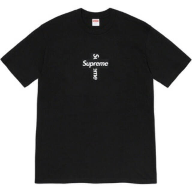 【新品】Supreme CrossBoxLogo Tee クロスボックスロゴ 黒