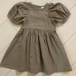 june little closet シナモンワンピース　80 新品(ワンピース)