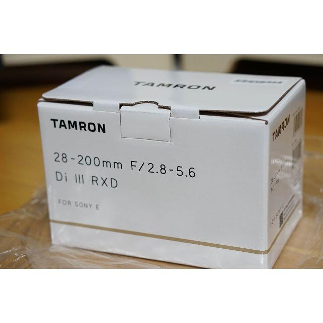 【新品】タムロン28-200mm F2.8-5.6 Di III RXDカメラ