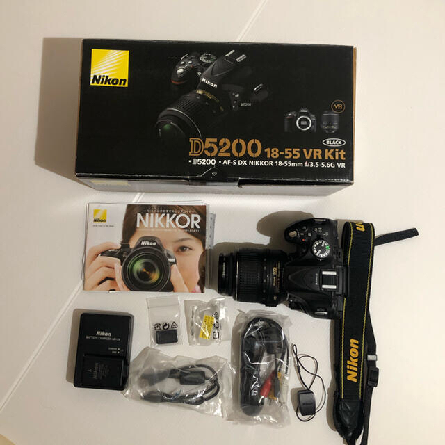 NIKON d5200 18-55 VR kit キットレンズ　スマホ転送デジタル一眼