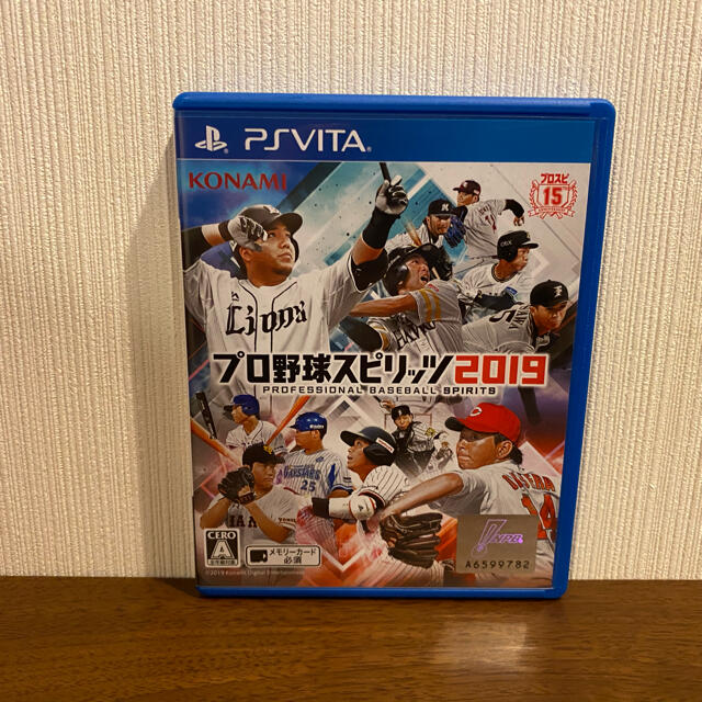 PlayStation Vita(プレイステーションヴィータ)のプロ野球スピリッツ2019  エンタメ/ホビーのゲームソフト/ゲーム機本体(家庭用ゲームソフト)の商品写真