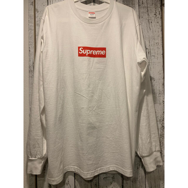 Supreme(シュプリーム)のsupreme box logo L/S Tee ロンT Tシャツ メンズのトップス(Tシャツ/カットソー(七分/長袖))の商品写真