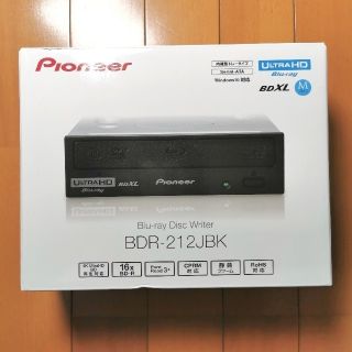 パイオニア(Pioneer)の未使用品 Pioneer BDR-212JBK ブルーレイディスクドライブ(PC周辺機器)