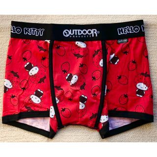 アウトドア(OUTDOOR)の15日迄！OUTDOOR ボクサーパンツ Ｍサイズ ハローキティ いちごレッド(ボクサーパンツ)