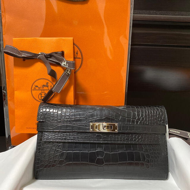 Hermes(エルメス)のエルメス ケリーウォレット アリゲーター 極美品 メンズのファッション小物(長財布)の商品写真