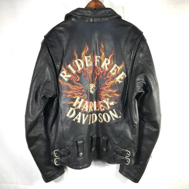 Harley Davidson(ハーレーダビッドソン)のHARLEY DAVIDSON ハーレーダヴィッドソン ライダース メンズのジャケット/アウター(ライダースジャケット)の商品写真