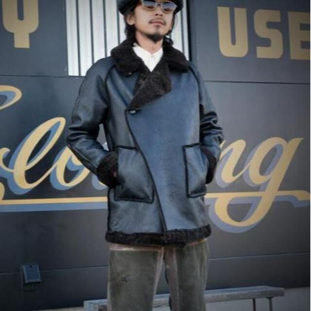 by GLAD HAND 17AW ムートンコート バイグラッドハンドジャケット/アウター