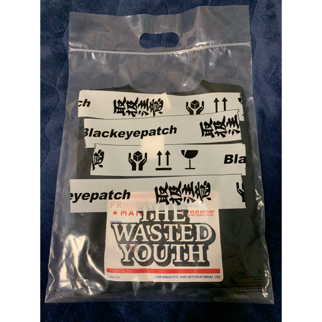 wasted youth black eye patch Tシャツ M