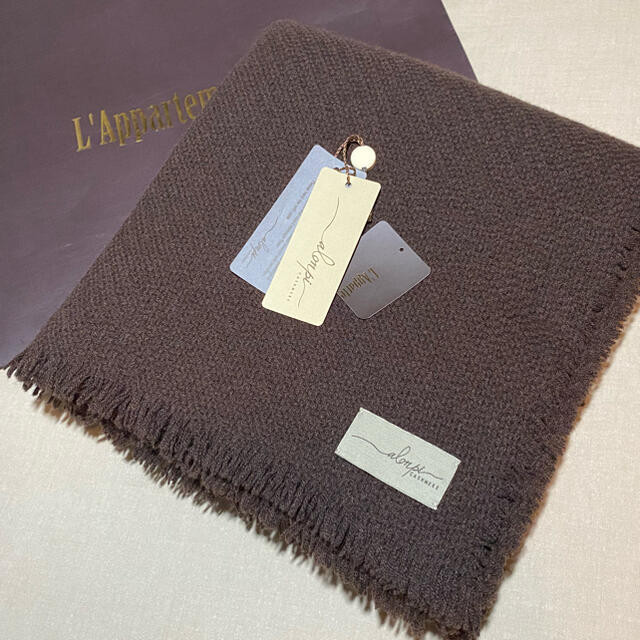 L'Appartement DEUXIEME CLASSE(アパルトモンドゥーズィエムクラス)の☆アパルトモン☆ 【ALONPI CASHMERE】100% STOLE レディースのファッション小物(ストール/パシュミナ)の商品写真