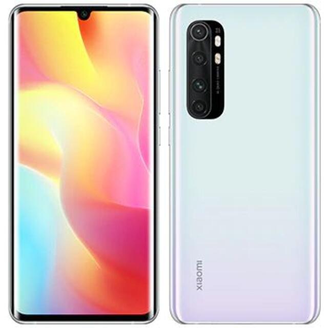 ANDROID(アンドロイド)の新品未開封　Xiaomi Mi Note 10 Lite 64GB White スマホ/家電/カメラのスマートフォン/携帯電話(スマートフォン本体)の商品写真