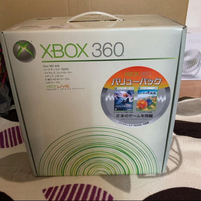 XBOX360 60GB バリューパック 2本ゲーム同梱ゲームソフト/ゲーム機本体