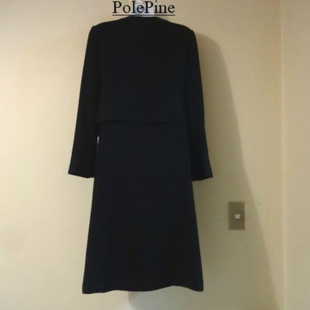 Polepine ポールパイン 高級礼服喪服 ワンピース ブラックフォーマル-