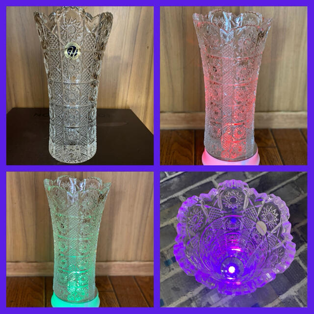 豪華で新しい カットガラス、切り子の花瓶、日本製 - htii.edu.kz