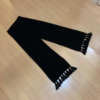 ユニクロ(UNIQLO)のヒートテック黒マフラー　(マフラー/ショール)