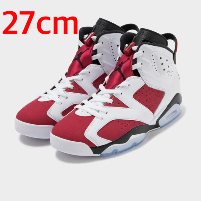 NIKE AIR JORDAN 6 CARMINE 27cm