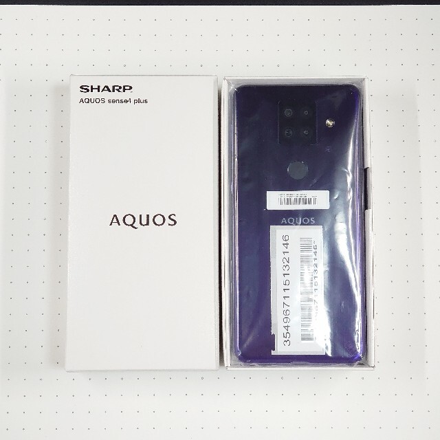 SHARP - AQUOS sense4 plus SH-M16 パープル SIMフリーの通販 by