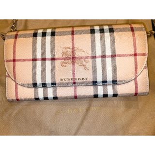 バーバリー(BURBERRY)の【正規品】 極美品 バーバリー BURBERRY 長財布 ショルダーウォレット(財布)