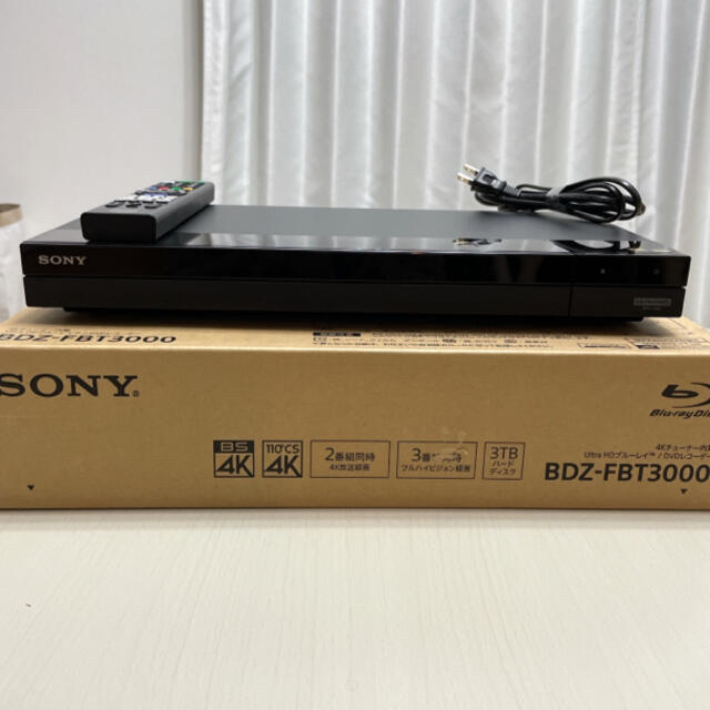 ソニーSONY BDZ-FBT3000 保証有り❇︎7%offクーポン使用可