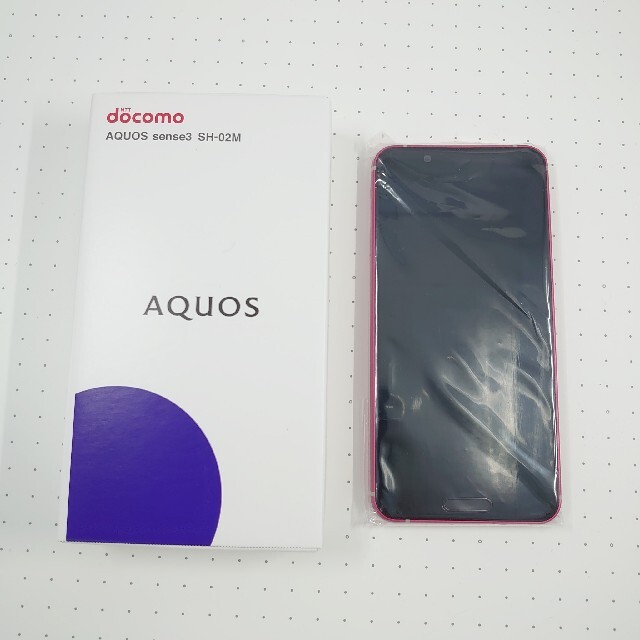 AQUOS sense3 SH-02M新品 Deep Pink