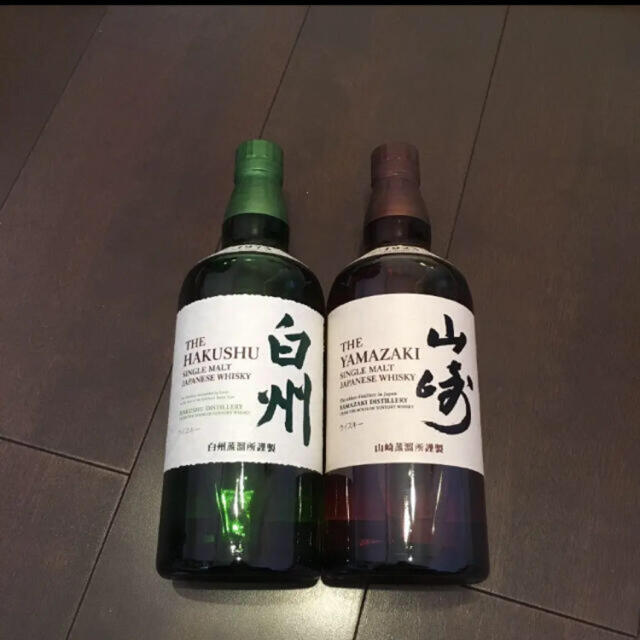 山崎 白州 ウイスキー ノンヴィンテージ ７００ｍｌ 各一 二本 最旬 ...