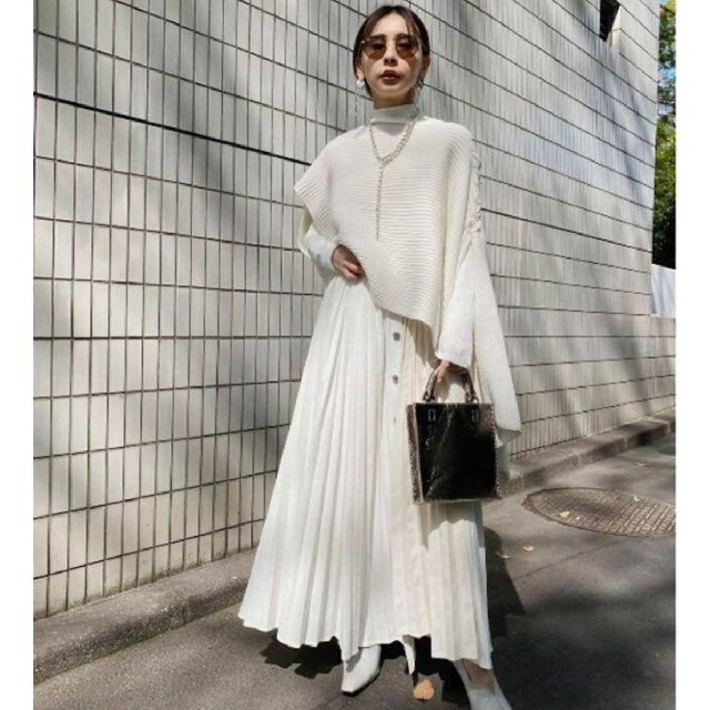 超人気のスカートAmeri Vintage】4way muffler layered knit - gastrochem.sk