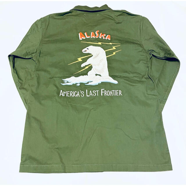 UNIVERSAL SEARCH ベトジャン　ジャケット　アラスカ　刺繍　 メンズのジャケット/アウター(スカジャン)の商品写真