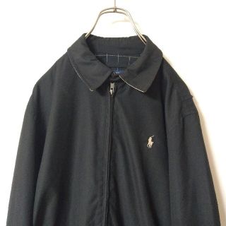 ポロラルフローレン(POLO RALPH LAUREN)の美品 ラルフローレン  スウィングトップ　ブラック　Ｓ　RALPHLAUREN(ブルゾン)