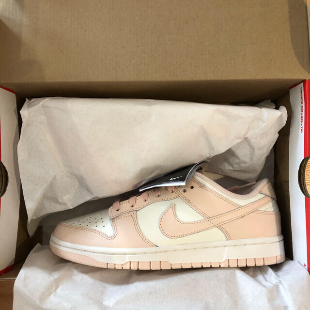 nike dunk low orange pearl