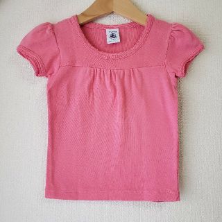 プチバトー(PETIT BATEAU)のPETIT BATEAU(プチバトー)半袖　カットソー　Tシャツ　パフスリーブ(Ｔシャツ)