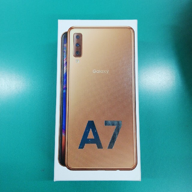 SAMSUNG Galaxy A7 ゴールド SM-A750C 64GBスマートフォン/携帯電話